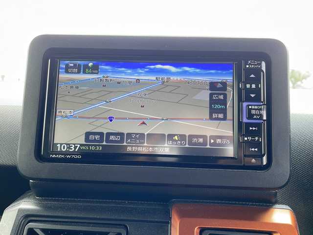 ダイハツ タフト G 長野県 2020(令2)年 3.4万km ブライトシルバーメタリック ４WD/ワンオーナー/純正7型ナビ/　(CD/DVD/Bluetooth/SD/フルセグTV)/ガラスルーフ/バックカメラ/シートヒーター/ドライブレコーダー/USB充電/ステアリングスイッチ/オートライト/LEDヘッドライト/フォグランプ/純正15インチホイール/純正フロアマット/社外ホイールスタッドレス車載/ETC/衝突軽減システム/ドアバイザー/電動格納ミラー/スマートキー/プッシュスタート