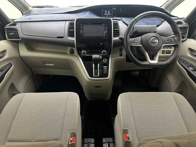 日産 セレナ X VセレクションⅡ 兵庫県 2019(平31)年 6.9万km ブリリアントホワイトパール ・純正SDナビ/・CD/DVD/BT/AUX/フルセグTV/・アラウンドビューモニター/・両側パワースライドア/・ビルドインETC/・デジタルインナーミラー/・プロパイロット/・レーダークルーズコントロール/・レーンディパーチャーアラート/・前後コーナーセンサー/・電子パーキングブレーキ/・パーキングアシスト/・LEDヘッドライト/・LEDフォグランプ/・オートライト/・純正フロアマット/・ドアバイザー/・スマートキー/・スペアキー/・プッシュスタート