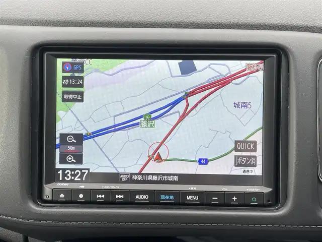 ホンダ ヴェゼル X ホンダセンシング 神奈川県 2018(平30)年 0.4万km プラチナホワイトパール ワンオーナー/純正メモリナビ/　（CD・DVD・Bluetooth）/フルセグTV/ホンダセンシング/アダプティブクルーズコントロール/LEDヘッドライト/ビルトインETC/バックカメラ/スマートキー×2/純正16インチAW/保証書/取扱説明書