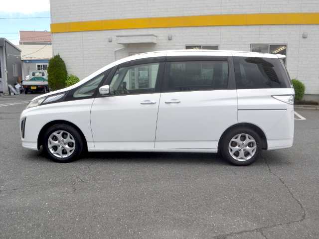 マツダ ビアンテ 20S 宮城県 2010(平22)年 11.7万km クリスタルホワイトパールマイカ /　純正HDDナビ/　フルセグTV/　バックカメラ/　Bluetooth/　両側電動スライドドア/　ETC/　スマートキー/　HIDヘッドライト/　フォグランプ/　コーナーセンサー/　純正16インチAW/