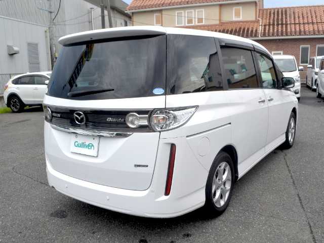 マツダ ビアンテ 20S 宮城県 2010(平22)年 11.7万km クリスタルホワイトパールマイカ /　純正HDDナビ/　フルセグTV/　バックカメラ/　Bluetooth/　両側電動スライドドア/　ETC/　スマートキー/　HIDヘッドライト/　フォグランプ/　コーナーセンサー/　純正16インチAW/