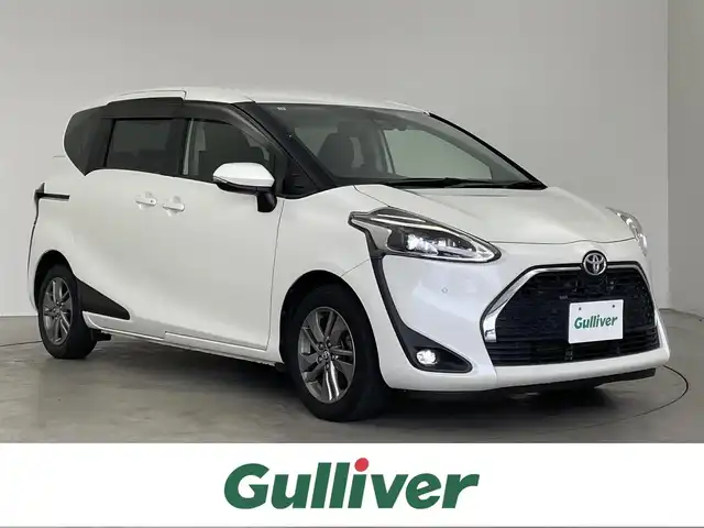 トヨタ シエンタ G クエロ 埼玉県 2019(令1)年 3.1万km ホワイトパールクリスタルシャイン 　純正メモリーナビ/　フルセグTV/　Bluetooth/　CD/DVD/　純正フリップダウンモニター/　純正ドライブレコーダー/　ビルトインETC/　トヨタセーフティセンス/　コーナーセンサー/　LEDヘッドライト/　フォグランプ/　ハーフレザーシート/　純正15インチAW/　スマートキー/　革巻ステアリング/　フロアマット/　ドアバイザー