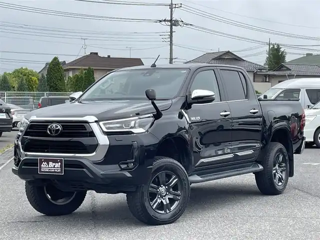 トヨタ ハイラックス Z 千葉県 2021(令3)年 0.8万km アティチュードブラックマイカ ワンオーナー/4WD/寒冷地仕様/ALPINE11インチフローティングビッグXナビ【XF11NX】/（CD/DVD/フルセグTV/Bluetooth/MSV）/JAOS BATTLEZ車高調/リフトアップ/（リア減衰力調整付）/リアデフロック/純正エンジンスターター/トノカバー/純正ベッドライナー/前後ドラレコ/バックカメラ/アイドリングストップ/プリクラッシュセーフティ/車線逸脱警報/レーダークルーズコントロール/プッシュスタート/スマートキー/ETC