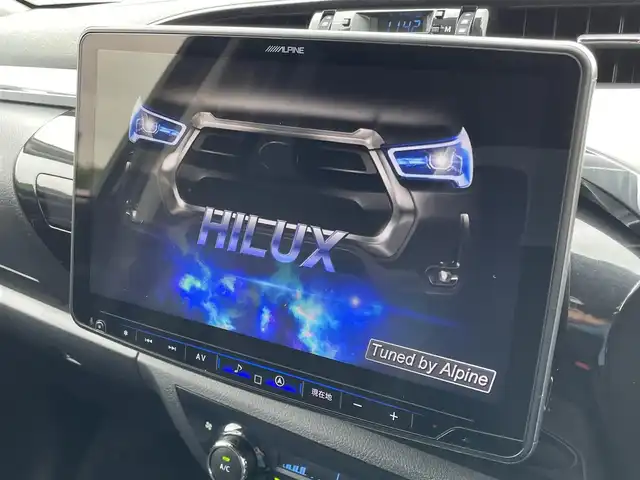 トヨタ ハイラックス Z 千葉県 2021(令3)年 0.8万km アティチュードブラックマイカ ワンオーナー/4WD/寒冷地仕様/ALPINE11インチフローティングビッグXナビ【XF11NX】/（CD/DVD/フルセグTV/Bluetooth/MSV）/JAOS BATTLEZ車高調/リフトアップ/（リア減衰力調整付）/リアデフロック/純正エンジンスターター/トノカバー/純正ベッドライナー/前後ドラレコ/バックカメラ/アイドリングストップ/プリクラッシュセーフティ/車線逸脱警報/レーダークルーズコントロール/プッシュスタート/スマートキー/ETC