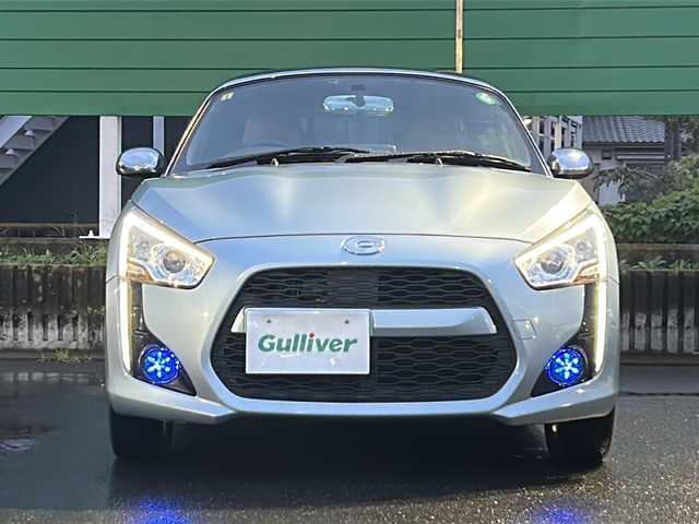 ダイハツ コペン ローブ 茨城県 2015(平27)年 6.1万km リキッドシルバーM ワンオーナー/純正7インチナビ/Bluetooth/フルセグTV/CD/DVD/バックカメラ/LEDヘッドライト/オートライト/ハーフレザー/シートヒーター/横滑り防止装置/盗難防止装置/純正16インチアアルミホイール/純正フロアマット/USBポート/アイドリングストップ/ETC/プッシュスタート/スマートキー/禁煙車