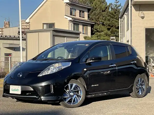 日産 リーフ S エアロスタイル 宮城県 2016(平28)年 6.2万km スーパーブラック /ワンオーナー//純正エアロ(F/S/R)//社外メモリナビ//CD/DVD/SD/BT/USB/フルセグテレビ//バックカメラ//全席シートヒーター//ステアリングヒーター//ETC//シートカバー装着//HID//充電ケーブル有り//スマートキーx2