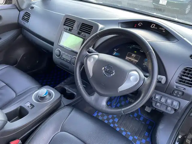 日産 リーフ S エアロスタイル 宮城県 2016(平28)年 6.2万km スーパーブラック /ワンオーナー//純正エアロ(F/S/R)//社外メモリナビ//CD/DVD/SD/BT/USB/フルセグテレビ//バックカメラ//全席シートヒーター//ステアリングヒーター//ETC//シートカバー装着//HID//充電ケーブル有り//スマートキーx2