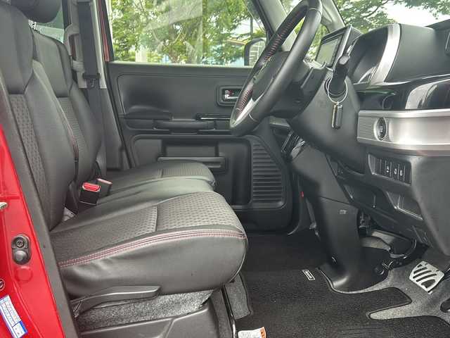 スズキ スペーシア カスタム HYBRID XS ターボ 鳥取県 2018(平30)年 8.2万km フェニックスレッドパール/ブルーイッシュブラックパール ワンオーナー/社外SDナビ(CN-RE04WD)/AM/FM、CD/DVD、iPod、USB、BT/フルセグテレビ/アイドリングストップ/クルーズコントロール/ドアバイザー/プッシュスタート/両側パワースライドドア/ETC/ドライブレコーダー/ターボエンジン/衝突軽減ブレーキ/バックカメラ/オートライト/スマートキー