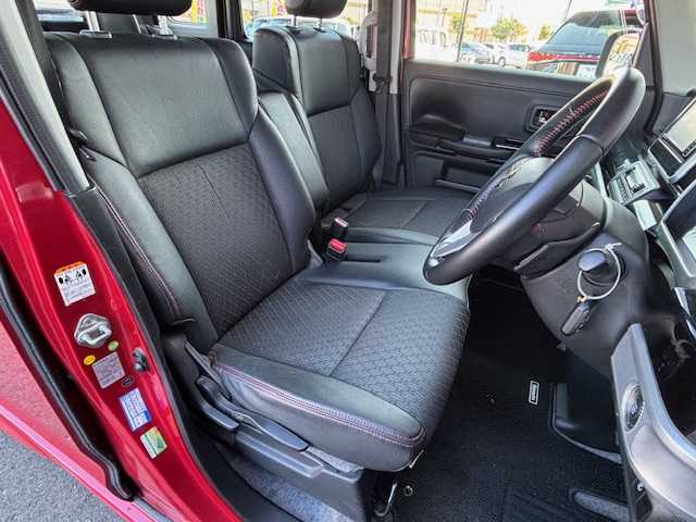 スズキ スペーシア カスタム HYBRID XS ターボ 宮城県 2018(平30)年 8.2万km フェニックスレッドパール/ブルーイッシュブラックパール ワンオーナー/社外SDナビ(CN-RE04WD)/AM/FM、CD/DVD、iPod、USB、BT/フルセグテレビ/アイドリングストップ/クルーズコントロール/ドアバイザー/プッシュスタート/両側パワースライドドア/ETC/ドライブレコーダー/ターボエンジン/衝突軽減ブレーキ/バックカメラ/オートライト/スマートキー