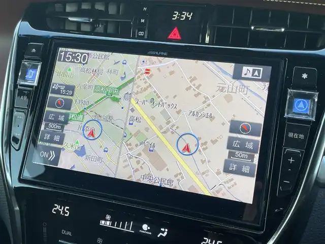 トヨタ ハリアー プレミアム 香川県 2017(平29)年 4.1万km ホワイトパールクリスタルシャイン ワンオーナー/アルパイン１０型ナビ/バックカメラ/プリクラッシュセーフティーシステム/パワーバックドア/前方ドライブレコーダー/ＥＴＣ/ＧＰＳレーダー/クルーズコントロール/ＬＥＤヘッドライト/フォグライト/スマートキー/スペアキー/純正フロアマット/純正ドアバイザー