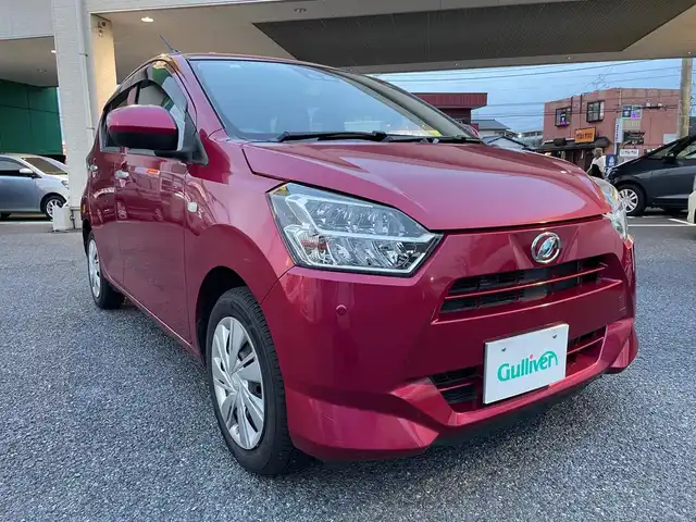 ダイハツ ミラ イース X リミテッド SAⅢ 茨城県 2019(平31)年 2.5万km マゼンタベリーマイカM ワンオーナー/ディーラーオプションメモリナビ（CD/DVD/BT/ワンセグTV）/衝突軽減ブレーキ/アイドリングストップ/純正フロアマット/純正バイザー