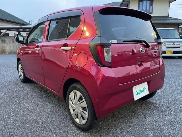 ダイハツ ミラ イース X リミテッド SAⅢ 茨城県 2019(平31)年 2.5万km マゼンタベリーマイカM ワンオーナー/ディーラーオプションメモリナビ（CD/DVD/BT/ワンセグTV）/衝突軽減ブレーキ/アイドリングストップ/純正フロアマット/純正バイザー