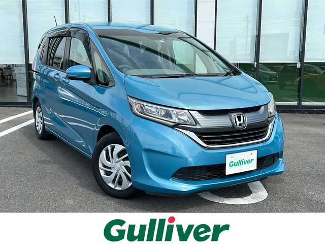 ホンダ フリード G ホンダセンシング 岐阜県 2018(平30)年 10.2万km ブルーホライゾンM 純正ナビ　/ＥＴＣ　/ドライブレコーダー　/バックカメラ　/両側パワースライド　/衝突軽減システム　/盗難防止装置　/横滑り防止装置　/レーンキープアシスト　/ＬＥＤヘッドライト　/オートライト　/アクティブコーナリングライト/プッシュスタート/スマートキー/純正15インチアルミホイール/純正フロアマット