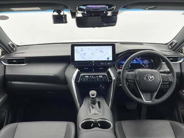 トヨタ ハリアー ハイブリッド Z 長野県 2024(令6)年 1.4万km プラチナホワイトパールマイカ 4WD/調光パノラマルーフ/寒冷地仕様/純正ナビ/（フルセグ/Bluetooth/USB/AM/FM)/全方位モニター/JBLサウンド/衝突軽減ブレーキ/車線逸脱防止/レーダークルーズコントロール/前後コーナーセンサー/ETC2.0/ブラインドスポットモニター/パワーバックドア/デジタルインナーミラー/D席パワーシート/前後ドライブレコーダー（TZ-PR210)/革巻きステアリング/取扱説明書