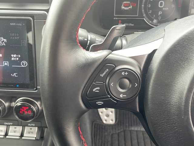 スバル ＢＲＺ S 山口県 2021(令3)年 4.3万km WRブルーパール 社外メモリナビ/(CD/DVD/USB/Bluetooth/フルセグTV)/バックカメラ/前後ドライブレコーダー/衝突軽減ブレーキ/レーンキープアシスト/レーダークルーズコントロール/コーナーセンサー/ハーフレザーシート/前席シートヒーター/パドルシフト/ステアリングスイッチ/オートライト/LEDヘッドランプ/プッシュスタート/スマートキー×２/純正アルミホイール/純正フロアマット/取扱説明書/保証書