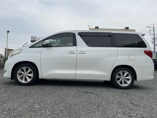トヨタ アルファード 240G 愛知県 2008(平20)年 12.5万km ホワイトパールクリスタルシャイン /ワンオーナー//メーカーHDDナビ/（Bluetooth/フルセグTV/DVD)//バックカメラ//ワイドビューフロント・サイドモニター//クリアナンスソナー//ビルトインETC//インテリジェントパーキングアシスト//メモリー機能付きパワーシートD/N/（運転席のみメモリー機能）//アクセサリーコンセント//両側パワースライド//スマートキー//取説//保証書