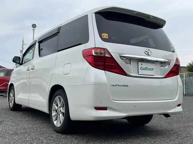 トヨタ アルファード 240G 愛知県 2008(平20)年 12.5万km ホワイトパールクリスタルシャイン /ワンオーナー//メーカーHDDナビ/（Bluetooth/フルセグTV/DVD)//バックカメラ//ワイドビューフロント・サイドモニター//クリアナンスソナー//ビルトインETC//インテリジェントパーキングアシスト//メモリー機能付きパワーシートD/N/（運転席のみメモリー機能）//アクセサリーコンセント//両側パワースライド//スマートキー//取説//保証書