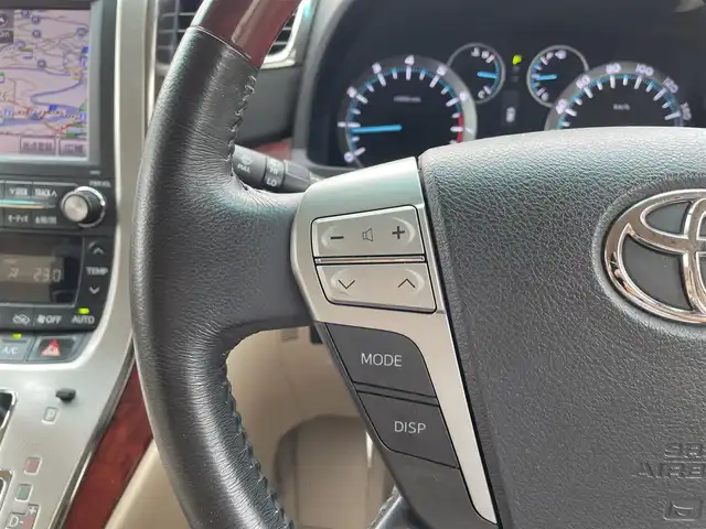 トヨタ アルファード 240G 愛知県 2008(平20)年 12.5万km ホワイトパールクリスタルシャイン /ワンオーナー//メーカーHDDナビ/（Bluetooth/フルセグTV/DVD)//バックカメラ//ワイドビューフロント・サイドモニター//クリアナンスソナー//ビルトインETC//インテリジェントパーキングアシスト//メモリー機能付きパワーシートD/N/（運転席のみメモリー機能）//アクセサリーコンセント//両側パワースライド//スマートキー//取説//保証書