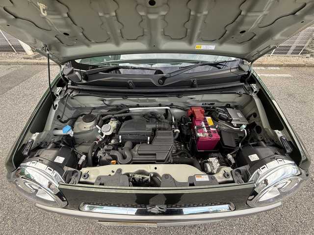 スズキ ハスラー G 千葉県 2019(令1)年 2.9万km クールカーキPM 社外ナビ（AVN-R9W）/・Bluetooth・CD・DVD・AM・FM/フルセグ「TV/デジタルミラーカメラ（前後）/ETC/シートヒーター（D＆N席）/社外LEDヘッドライト/純正15インチAW/純正フロアマット/電格ミラー/プッシュスタート/アイドリングストップ/保証書/スマートキー