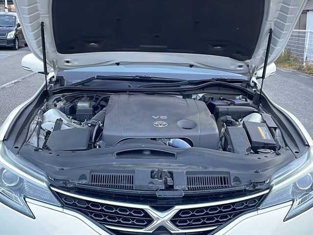 トヨタ マークＸ 250G Four 福島県 2014(平26)年 19.4万km ホワイトパールクリスタルシャイン 純正７ナビ　バックＣ　ＴＶ　ＢＴ　ステリモ　ビルトインＥＴＣ　D席Pシート　ＳＰＯＲＴモード　ＳＮＯＷモード　プッシュスタート　スマートキー　スペアキー　純正フロアマット　オートライト　フォグランプ　