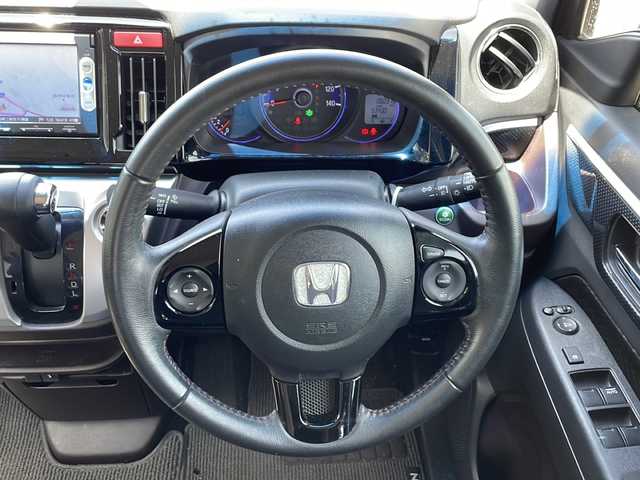 ホンダ Ｎ ＷＧＮ カスタム G Aパッケージ 新潟県 2015(平27)年 6.1万km スマートブラック HDDナビ/(ワンセグ/DVD/Bluetooth/FM・AM)/バックカメラ/プッシュスタート/ドアバイザー/冬タイヤ積載/スペアキー/シガーソケット/社外ドライブレコーダー/ETC/ドアバイザー/電格ミラー