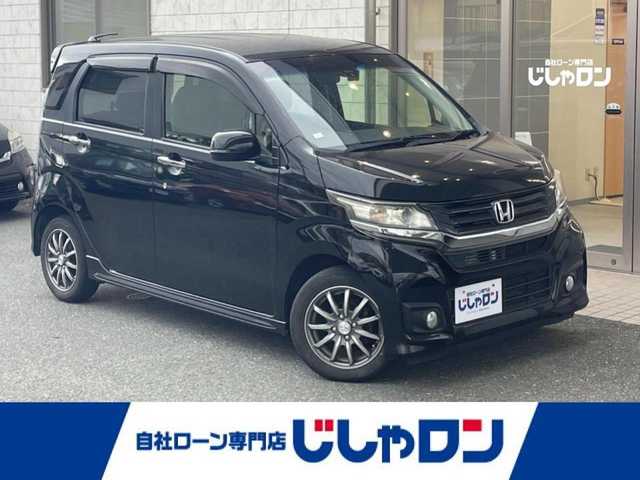 ホンダ Ｎ ＷＧＮ カスタム G Aパッケージ 愛知県 2015(平27)年 6.1万km スマートブラック HDDナビ/(ワンセグ/DVD/Bluetooth/FM・AM)/バックカメラ/プッシュスタート/ドアバイザー/冬タイヤ積載/スペアキー/シガーソケット/社外ドライブレコーダー/ETC/ドアバイザー/電格ミラー