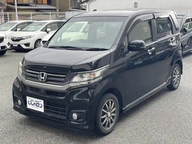 ホンダ Ｎ ＷＧＮ カスタム G Aパッケージ 愛知県 2015(平27)年 6.1万km スマートブラック HDDナビ/(ワンセグ/DVD/Bluetooth/FM・AM)/バックカメラ/プッシュスタート/ドアバイザー/冬タイヤ積載/スペアキー/シガーソケット/社外ドライブレコーダー/ETC/ドアバイザー/電格ミラー