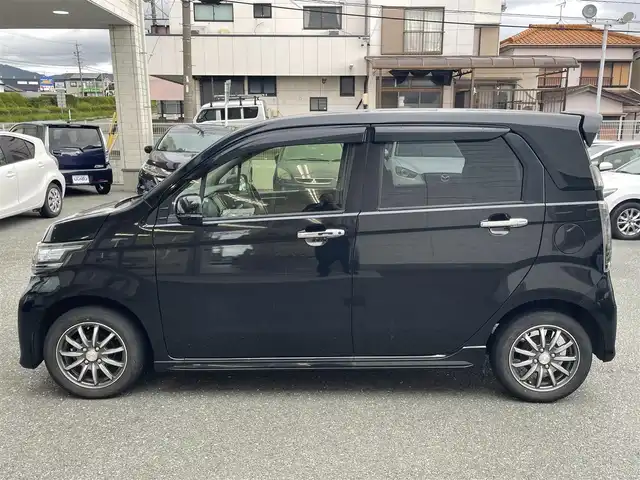 ホンダ Ｎ ＷＧＮ カスタム G Aパッケージ 愛知県 2015(平27)年 6.1万km スマートブラック HDDナビ/(ワンセグ/DVD/Bluetooth/FM・AM)/バックカメラ/プッシュスタート/ドアバイザー/冬タイヤ積載/スペアキー/シガーソケット/社外ドライブレコーダー/ETC/ドアバイザー/電格ミラー