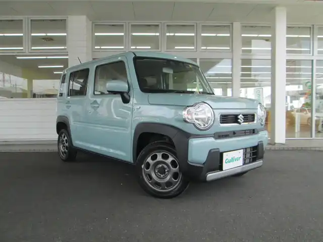 スズキ ハスラー HYBRID G 千葉県 2022(令4)年 1.3万km オフブルーM ワンオーナー/メーカーOP9型メモリナビ、フルセグTV/全方位モニター/純正オーディオ【DVD/CD/BT/USB】/デュアルカメラブレーキサポート/レーダークルーズコントロール/レーンキープアシスト/アイドリングストップ/ヘッドライトレベライザー/ナビ連動ステアリングスイッチ/前席シートヒーター/リアコーナーセンサー/ビルトインETC、スペアキー/取扱説明書/新車時保証書/ナビ取扱説明書/スズキ整備記録簿(R5/R6)