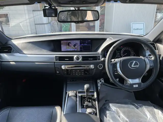 レクサス ＧＳ 450h Fスポーツ 石川県 2013(平25)年 8.8万km パール 純正メモリーナビ/フルセグTV/バックカメラ/LEDヘッドライト/ETC/ドライブレコーダー/クルーズコントロール/革シート/シートヒーター&クーラー/サンルーフ/純正アルミホイール/レーダー/オートライト/ハンドルヒーター