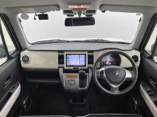 スズキ ハスラー J 群馬県 2019(令1)年 7.1万km ピュアホワイトパール/ブラック2トーン 禁煙車　純正8型ナビ　全方位カメラ　Bluetooth　フルセグ　前後ドライブレコーダー　ETC　シートヒーター　オートライト　横滑り防止装置　アイドリングストップ　衝突軽減システム　オートエアコン