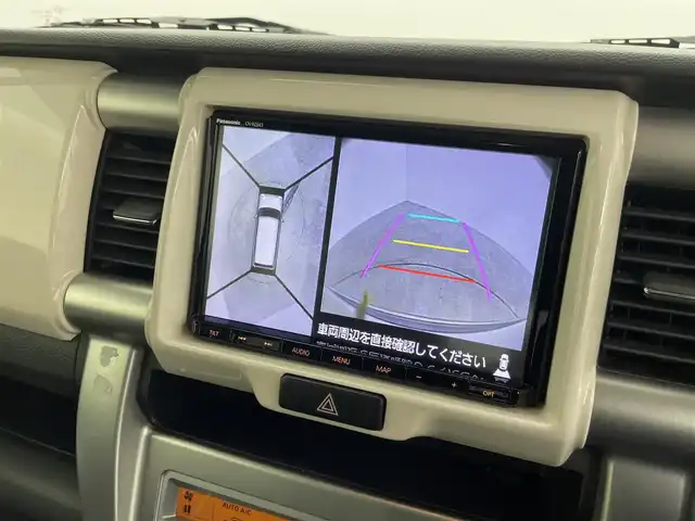 スズキ ハスラー J 群馬県 2019(令1)年 7.1万km ピュアホワイトパール/ブラック2トーン 禁煙車　純正8型ナビ　全方位カメラ　Bluetooth　フルセグ　前後ドライブレコーダー　ETC　シートヒーター　オートライト　横滑り防止装置　アイドリングストップ　衝突軽減システム　オートエアコン