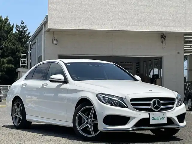 メルセデス・ベンツ Ｃ２００ アバンギャルド AMGライン 宮城県 2018(平30)年 2.5万km ポーラホワイト /純正メモリナビ//CD/DVD/BT/SD/フルセグテレビ//バックカメラ//レーダークルーズコントロール//パドルシフト//レーンキープアシスト//ステアリングパイロット//ブラインドスポットモニター//レザーシート//前席パワーシート/シートヒーター//LEDヘッドライト//スマートキーx2