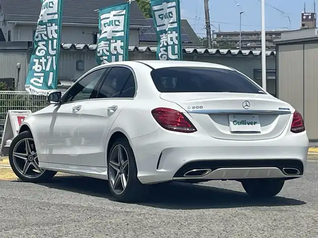 メルセデス・ベンツ Ｃ２００ アバンギャルド AMGライン 宮城県 2018(平30)年 2.5万km ポーラホワイト /純正メモリナビ//CD/DVD/BT/SD/フルセグテレビ//バックカメラ//レーダークルーズコントロール//パドルシフト//レーンキープアシスト//ステアリングパイロット//ブラインドスポットモニター//レザーシート//前席パワーシート/シートヒーター//LEDヘッドライト//スマートキーx2