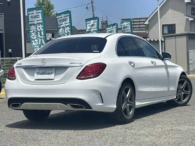 メルセデス・ベンツ Ｃ２００ アバンギャルド AMGライン 宮城県 2018(平30)年 2.5万km ポーラホワイト /純正メモリナビ//CD/DVD/BT/SD/フルセグテレビ//バックカメラ//レーダークルーズコントロール//パドルシフト//レーンキープアシスト//ステアリングパイロット//ブラインドスポットモニター//レザーシート//前席パワーシート/シートヒーター//LEDヘッドライト//スマートキーx2