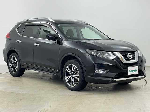 日産 エクストレイル 20X 道央・札幌 2019(平31)年 6.9万km ダイヤモンドブラック ・4WD/・純正ナビ/・CD&DVD&フルセグTV/・バックカメラ/・パワーバックドア/・ETC/・カブロンシート/・パートタイム4WD/・アイドリングストップ/・シートアジャスター/・ルーフレール/・HIDヘッドライト/・フォグランプ/・プッシュスタート/・スマートキー