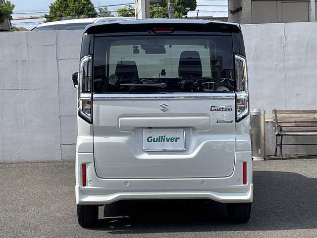 スズキ スペーシア カスタム HYBRID XS 大分県 2024(令6)年 0.5万km ピュアホワイトパール/ブラック2トーン ワンオーナー/ハーフレザー調シート/メーカーOPナビ 【フルセグ/BTオーディオ】/全方位カメラ/両側パワースライドドア/純正15インチアルミホイール/レーダークルーズコントロール/クリアランスソナー/シーケンシャルウインカー/前後ドライブレコーダー/ビルトインETC/ヘッドアップディスプレイ/電動パーキングブレーキ/充電用USBソケット/後席サーキュレーター/後席オットマン/LEDヘッドライト/LEDフォグランプ/オートライト/レザーステアリング/ステアリングヒーター/ステアリングリモコン/チルトステアリング/前席シートヒーター/ウインカーミラー/横滑り防止装置/アイドリングストップ/リアプライバシーガラス/エンジンプッシュスタート/ヘッドライトレベライザー/ドアバイザー/電動格納ミラー/サイド&Wエアバッグ/ABS/スマートキー×2/保証書/車両取説/ナビ取説