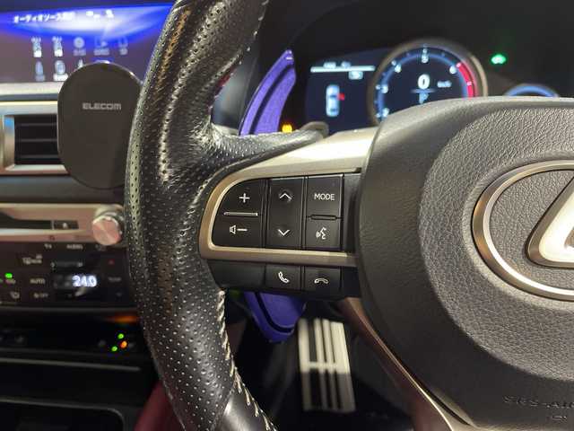 レクサス ＧＳ 300h Fスポーツ 山口県 2016(平28)年 8.3万km ヒートブルーコントラストレイヤリング 純正ナビ/（ＣＤ　Ｂｌｕ－ｒａｙ　Ｂｌｕｅｔｏｏｔｈ）/フルセグTV/バックカメラ/ビルトインETC/追従クルコン/レーンキープ/衝突軽減ブレーキ/オートハイビーム/ステアリングヒーター/レザーシート/シートヒーター/エアシート/メモリ付パワーシート/ステアリングヒーター/LEDヘッドライト/フォグライト/純正AW