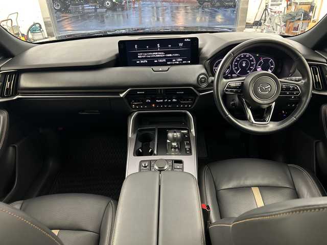 マツダ ＣＸ－６０ ＰＨＥＶ エクスクルーシブスポーツ 兵庫県 2023(令5)年 2.6万km ジェットブラックマイカ ・ドライバーパーソナライゼーションシステムパッケージ/・パノラマサンルーフ/・純正12.3インチナビ/TV/Bluetooth/USB/HDMI/Apple CarPlay/Android Auto/・全方位カメラ/・BOSEサウンドシステム/・前後ドライブレコーダー/・スマートブレーキサポート/・レーンキープアシスト/・レーダークルーズコントロール/・アダプティブLEDヘッドライト/・誤発進抑制制御/・ロードキープアシスト/・ドライバー異常対応システム/・ブラインドスポットモニタリング/・ヘッドアップディスプレイ/・レザーシート/・全席シートヒーター/・前席シートベンチレーション/・前席パワーシート（運転席メモリ付）/・ステアリングヒーター/・置くだけ充電/・パワーバックドア/・ヒルディセントコントロール/・クリアランスソナー/・LEDヘッドライト/・オートライト/・フォグランプ/・スマートキー