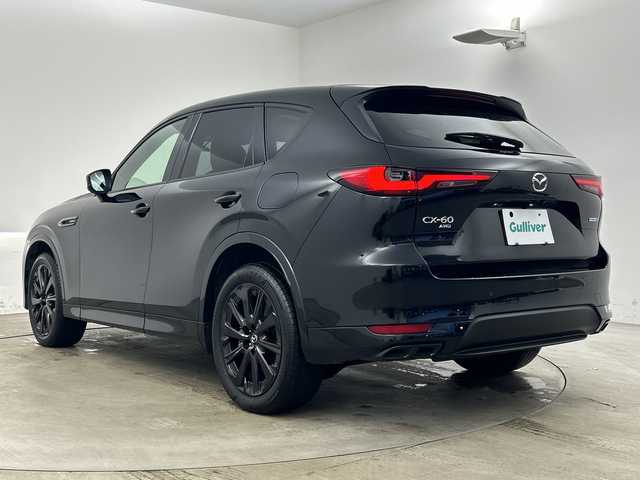 マツダ ＣＸ－６０ ＰＨＥＶ エクスクルーシブスポーツ 兵庫県 2023(令5)年 2.6万km ジェットブラックマイカ ・ドライバーパーソナライゼーションシステムパッケージ/・パノラマサンルーフ/・純正12.3インチナビ/TV/Bluetooth/USB/HDMI/Apple CarPlay/Android Auto/・全方位カメラ/・BOSEサウンドシステム/・前後ドライブレコーダー/・スマートブレーキサポート/・レーンキープアシスト/・レーダークルーズコントロール/・アダプティブLEDヘッドライト/・誤発進抑制制御/・ロードキープアシスト/・ドライバー異常対応システム/・ブラインドスポットモニタリング/・ヘッドアップディスプレイ/・レザーシート/・全席シートヒーター/・前席シートベンチレーション/・前席パワーシート（運転席メモリ付）/・ステアリングヒーター/・置くだけ充電/・パワーバックドア/・ヒルディセントコントロール/・クリアランスソナー/・LEDヘッドライト/・オートライト/・フォグランプ/・スマートキー