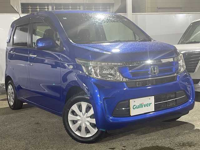 ホンダ Ｎ ＷＧＮ G SSパッケージⅡ 青森県 2018(平30)年 4.8万km ブリリアントスポーティブルーメタリック 純正ナビ（VXM-184VFi）/　CD、DVD、USB、BT、AUX/リアワイドカメラ/ビルトインETC/前席シートヒーター/充電用USBジャック/シティブレーキアクティブシステム/ヒーテッドドアミラー/14インチスチールホイールサマータイヤ車載/保証書/説明書/スペアキー