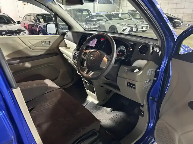 ホンダ Ｎ ＷＧＮ G SSパッケージⅡ 青森県 2018(平30)年 4.8万km ブリリアントスポーティブルーメタリック 純正ナビ（VXM-184VFi）/　CD、DVD、USB、BT、AUX/リアワイドカメラ/ビルトインETC/前席シートヒーター/充電用USBジャック/シティブレーキアクティブシステム/ヒーテッドドアミラー/14インチスチールホイールサマータイヤ車載/保証書/説明書/スペアキー