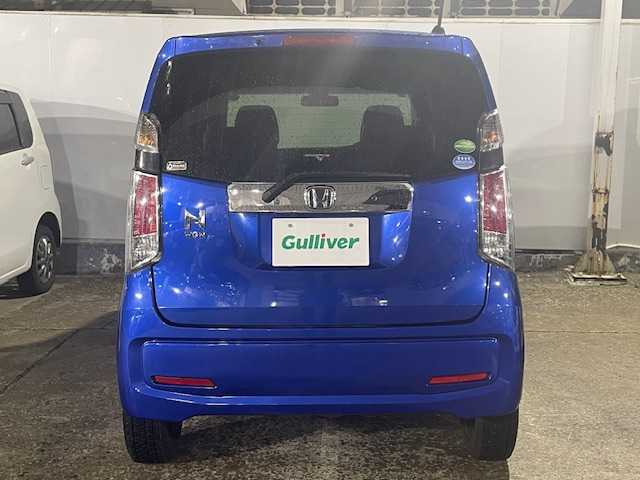 ホンダ Ｎ ＷＧＮ G SSパッケージⅡ 青森県 2018(平30)年 4.8万km ブリリアントスポーティブルーメタリック 純正ナビ（VXM-184VFi）/　CD、DVD、USB、BT、AUX/リアワイドカメラ/ビルトインETC/前席シートヒーター/充電用USBジャック/シティブレーキアクティブシステム/ヒーテッドドアミラー/14インチスチールホイールサマータイヤ車載/保証書/説明書/スペアキー
