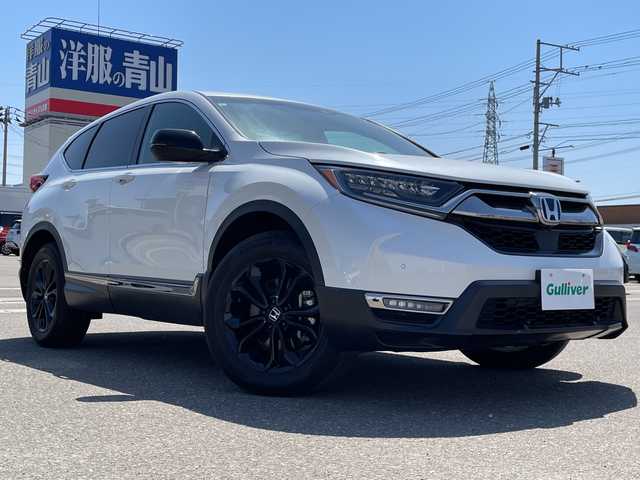 ホンダ ＣＲ－Ｖ ハイブリッド e:HEV EX ブラックED 秋田県 2020(令2)年 6万km プラチナホワイトパール 4WD/純正SDナビ/Bluetooth、フルセグTV/バックカメラ/ETC2.0/前後ドライブレコーダー/ステアリングヒーター/レザーシート/前席シートヒーター/前席パワーシート/パワーバックドア/サンルーフ/純正18インチAW