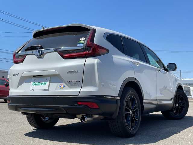 ホンダ ＣＲ－Ｖ ハイブリッド e:HEV EX ブラックED 秋田県 2020(令2)年 6万km プラチナホワイトパール 4WD/純正SDナビ/Bluetooth、フルセグTV/バックカメラ/ETC2.0/前後ドライブレコーダー/ステアリングヒーター/レザーシート/前席シートヒーター/前席パワーシート/パワーバックドア/サンルーフ/純正18インチAW
