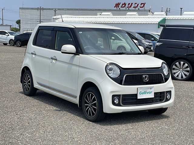 ホンダ Ｎ ＯＮＥ プレミアム Lパッケージ 新潟県 2013(平25)年 2.6万km プレミアムホワイトパール 4WD/純正ディスプレィオーディオ/CD/BT/USB/バックカメラ/ベンチシート/スマートキー/プッシュスタート/キセノンヘッドライト/オートライト/フォグランプ/純正14インチアルミホイール