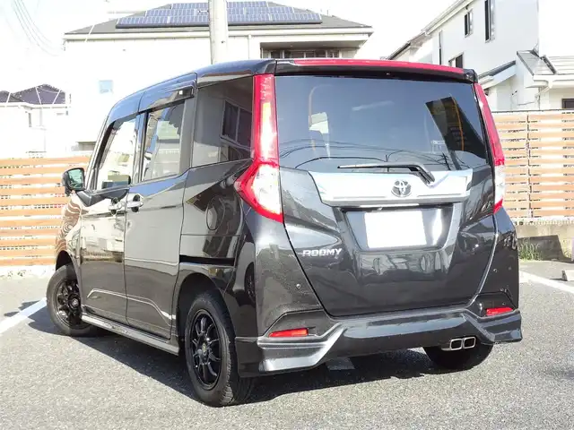 トヨタ ルーミー カスタムG S 千葉県 2017(平29)年 4万km ブラックマイカメタリック 純正ナビ（NSZT-Y66T）/・フルセグTV/・バックカメラ/・Bluetooth/・FM/AMラジオ/スマートアシストIII/・衝突警報機能/・衝突回避支援ブレーキ機能/・誤発進抑制制御機能/・先行車発進お知らせ機能/・オートハイビーム/ETC2.0/両側パワースライドドア/シートヒーター/アイドリングストップ/デジタルインナーミラー/ステアリングスイッチ/スマートキー2本/保証書/取扱説明書
