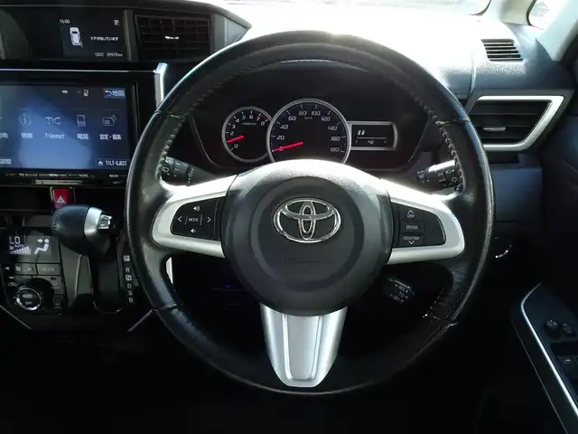トヨタ ルーミー カスタムG S 千葉県 2017(平29)年 4万km ブラックマイカメタリック 純正ナビ（NSZT-Y66T）/・フルセグTV/・バックカメラ/・Bluetooth/・FM/AMラジオ/スマートアシストIII/・衝突警報機能/・衝突回避支援ブレーキ機能/・誤発進抑制制御機能/・先行車発進お知らせ機能/・オートハイビーム/ETC2.0/両側パワースライドドア/シートヒーター/アイドリングストップ/デジタルインナーミラー/ステアリングスイッチ/スマートキー2本/保証書/取扱説明書