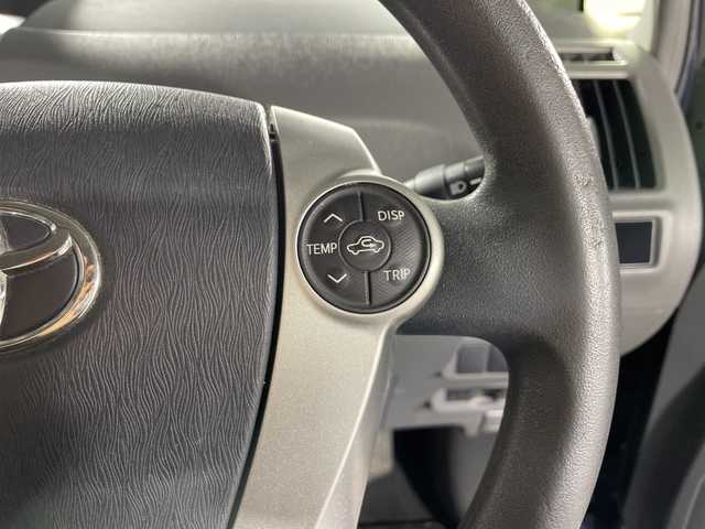 トヨタ プリウス α S 沖縄県 2012(平24)年 6.6万km ダークブルーマイカ ワンオーナー　/禁煙車　/純正ナビ　/（フルセグＴＶ　ＣＤ　ＤＶＤ　Ｂｌｕｅｔｏｏｔｈ）　/バックカメラ　/ＥＴＣ/ステアリングスイッチ　/オートライト　/スマートキー　/ヘッドライトレベライザー　/純正ドアバイザー/電格ミラー