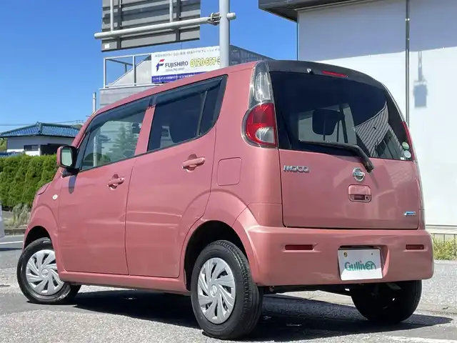 日産 モコ S 石川県 2014(平26)年 5.7万km モコピーチ Clarionナビ/・ワンセグTV/CD/DVD/BTオーディオ/AUX/ラジオ/プッシュスタート/電動格納ミラー/インテリジェントキー/アイドリングストップ/ドライブレコーダー/スペアキー/保証書/取扱説明書